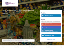 Tablet Screenshot of choices.premierfoods.co.uk